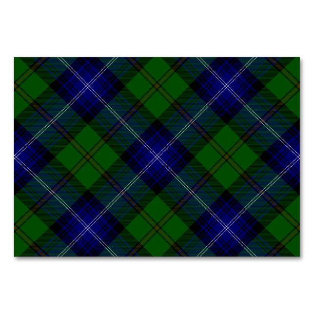 Urquhart tartan blue kariert tischnummer (Vorderseite)