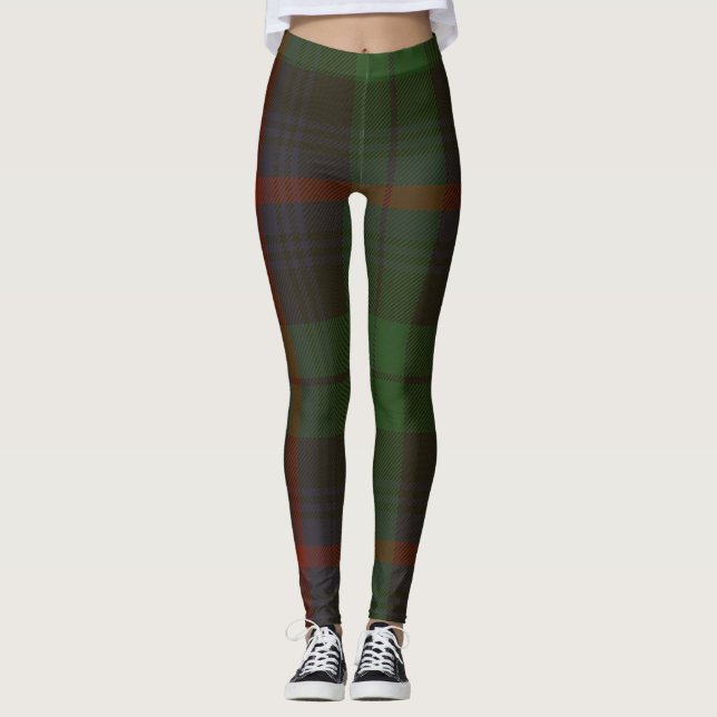 Urquhart Tartan-Clan kariert Leggings (Vorderseite)