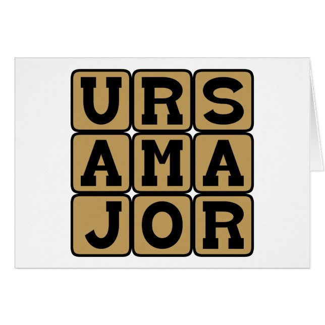 Ursa Major, größere Bärenkonstellation (Vorderseite (Horizontal))