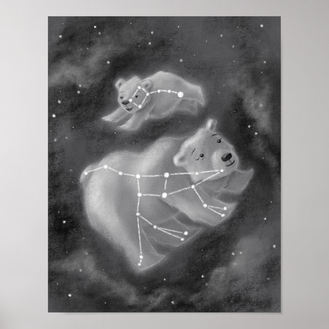 Ursa Major und Ursa Mini Bären Poster (Vorne)