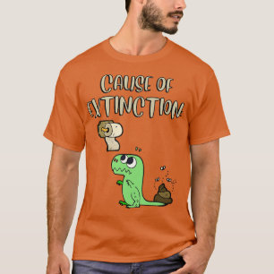 Ursache des Aussterbens von Dinosauriern T-Shirt