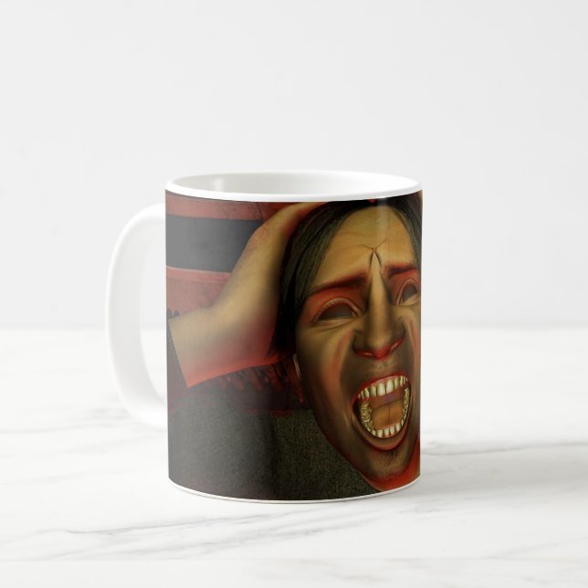 Urschrei Kaffeetasse (Vorderseite Links)