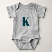 Urschrift | Aquamarin Monogram Modern Stilvoll Coo