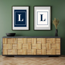 Urschrift | Gray Monogram Modern Stylis