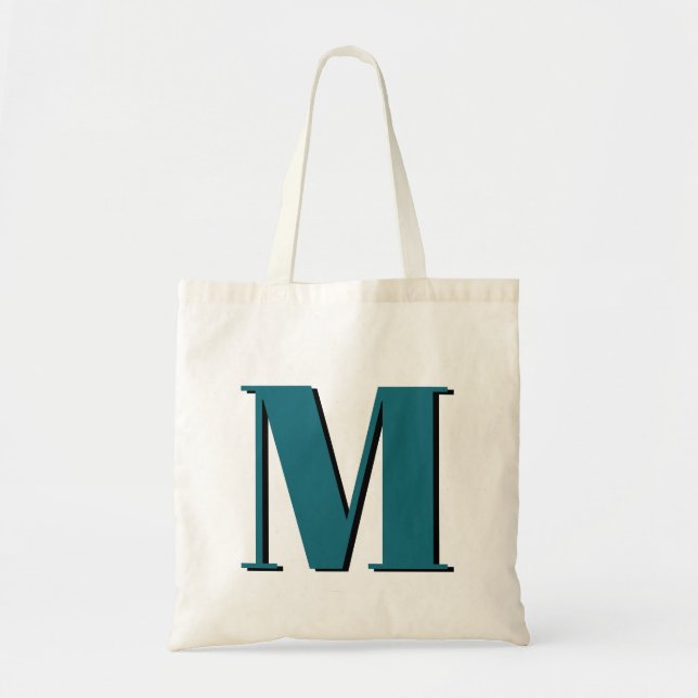 Urschrift | Monogram Modern Stilvoll Cool Tragetasche (Vorne)