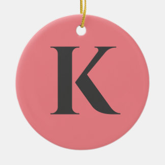Urschrift | Monogram Modern Stylish Trendy Keramik Ornament