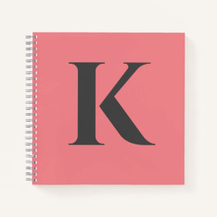 Urschrift   Monogram Modern Stylish Trendy Notizbuch