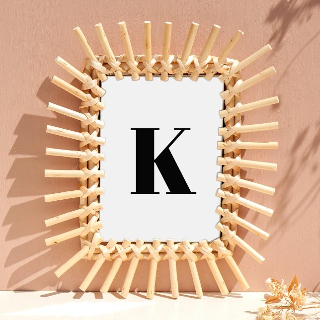 Urschrift | Monogram Modern Stylish Trendy Poster (Von Creator hochgeladen)