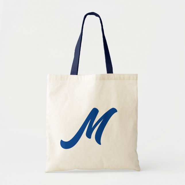 Urschrift | Monogram Modern Trendy Tote Bag Tragetasche (Vorne)