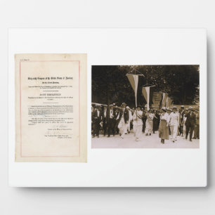URSPRUNG 19. Änderung der US-Verfassung Fotoplatte
