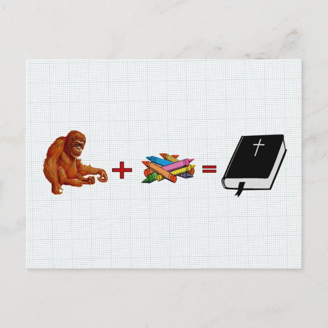 Ursprung der Bibel Postkarte (Vorderseite)