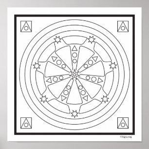 Ursprung des BEING-Becoming und aller Existenz Poster