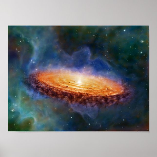 Ursprung des Portfoliopakets für Sonnensysteme Poster (Vorne)