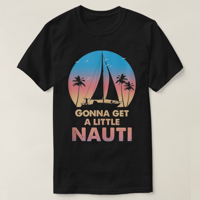 URSPRÜNGLICH IM AUF EINEM BOOT T-Shirt (Design vorne)