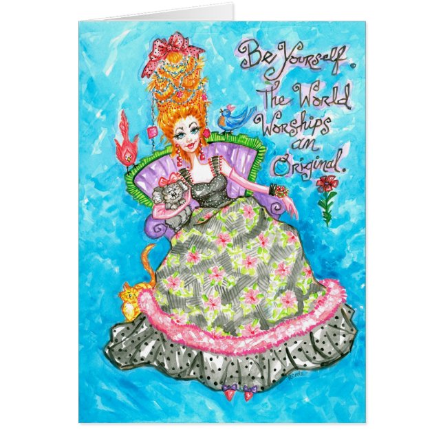 Ursprünglich-Karte/freier Raum (Vorne)