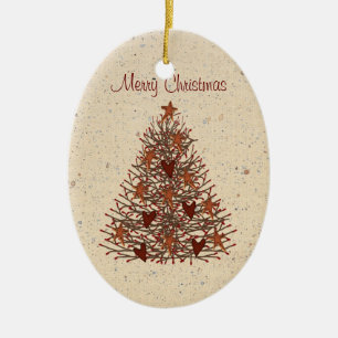 Ursprüngliche Baum-Verzierung Keramikornament