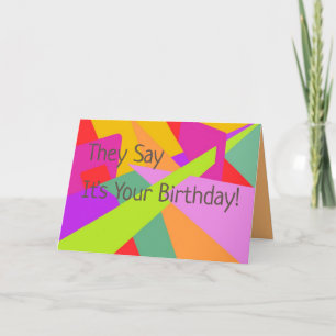 Ursprüngliche Digital-Kunst auf Geburtstags-Karte Feiertagskarte