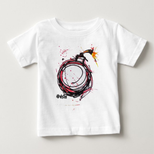 Ursprüngliche Entwurf-Bombe Baby T-shirt (Vorderseite)