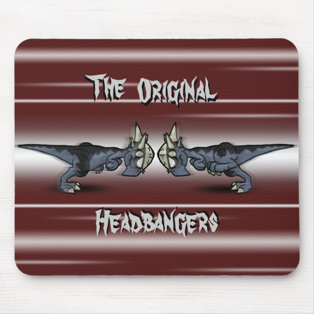 Ursprüngliche Headbangers Mousepad (Vorne)