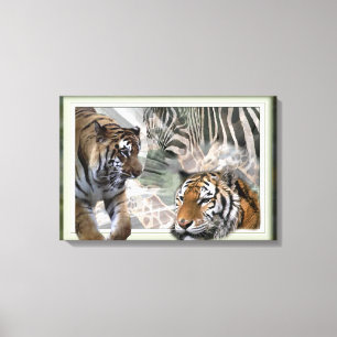 Ursprüngliche Jungle Print Leinwanddruck