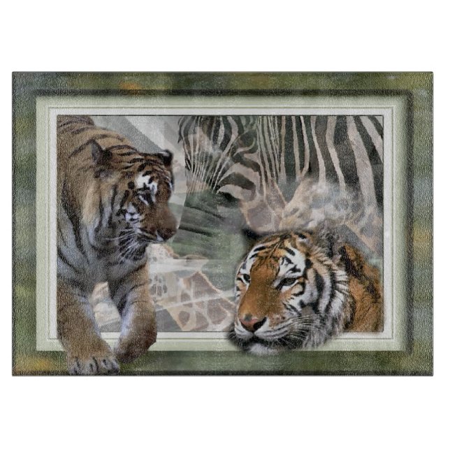 Ursprüngliche Jungle Print Schneidebrett (Vorderseite)