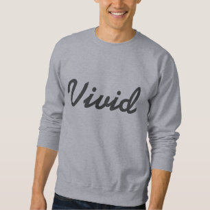 Ursprüngliche klare Crewneck Strickjacke Sweatshirt
