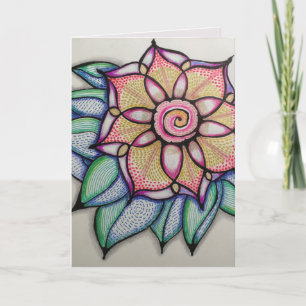 Ursprüngliche Kunst-Anmerkungs-Karte, w/Standard Karte