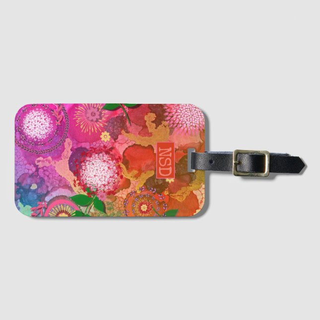 Ursprüngliche Kunst und Digital-Grafik und Gepäckanhänger (Vorderseite (Horizontal))