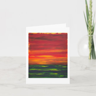 Ursprüngliche Kunstgrußkarte Karte