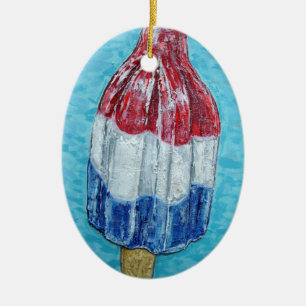 ursprüngliche Malerei der Kracherbombe Keramikornament