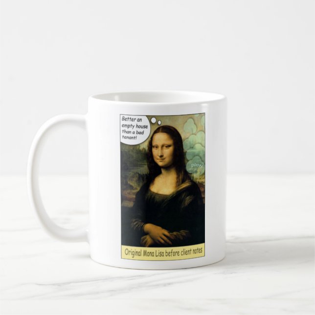 "Ursprüngliche" Mona Lisa Schale Kaffeetasse (Links)