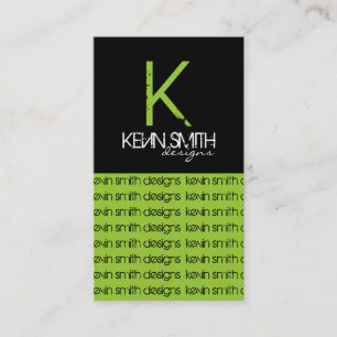 Ursprüngliche Monogramm-Visitenkarten Visitenkarte
