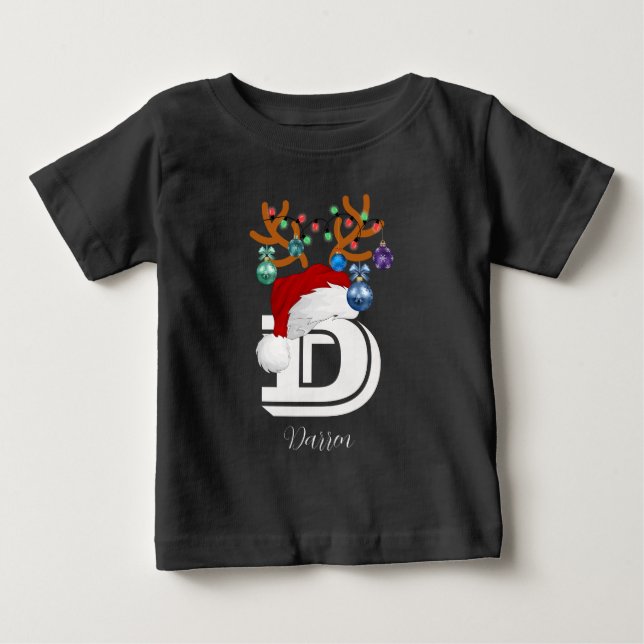 Ursprüngliche Name Matching Weihnachtsfamilie Baby T-shirt (Vorderseite)