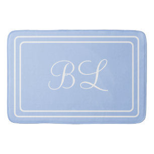 Ursprüngliche oder namensblaue runde Ecken bathmat Badematte