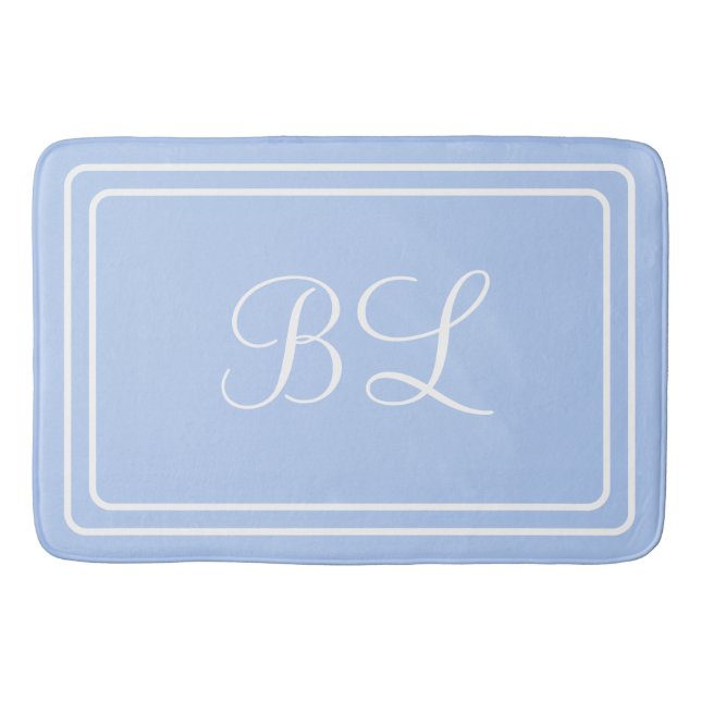 Ursprüngliche oder namensblaue runde Ecken bathmat Badematte (Vorderseite)