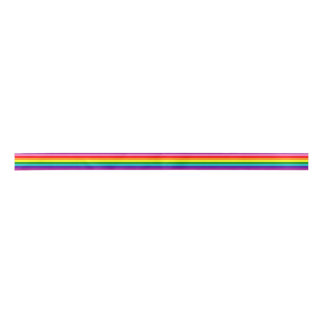 Ursprüngliche Regenbogen-Stolz-Flagge Satinband