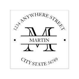 Ursprüngliche Rücksendeadresse für die klassische  Permastempel