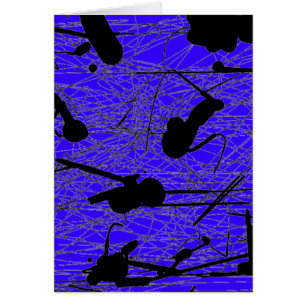 Ursprüngliche schwarze Spritzer-Malerei