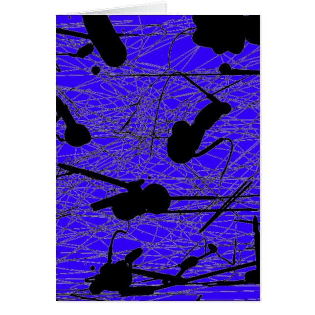 Ursprüngliche schwarze Spritzer-Malerei (Vorne)