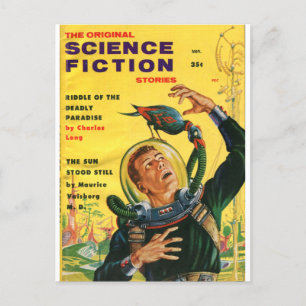 ursprüngliche Science Fiction Postkarte