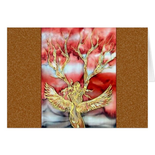 Ursprüngliche Silk Malerei von Kim: (Vorderseite (Horizontal))