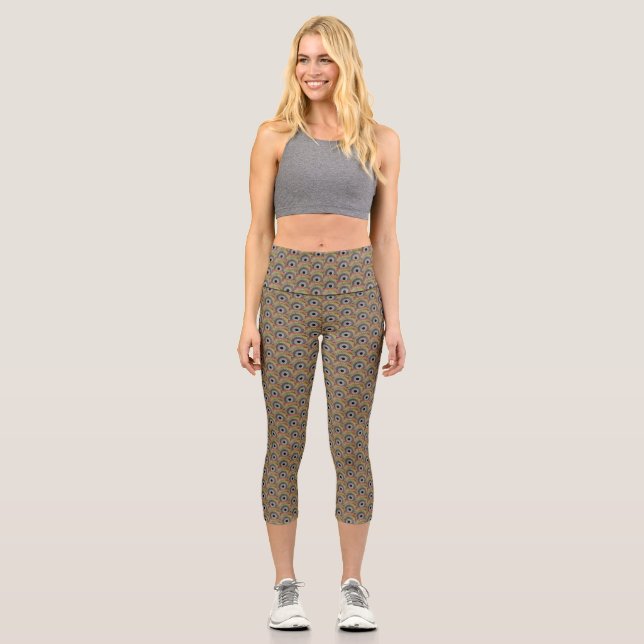 Ursprüngliche Spin-Art Capri Leggings (Vorderseite)