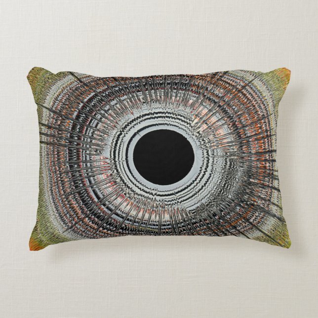 Ursprüngliche Spin-Art Dekokissen (Vorderseite)