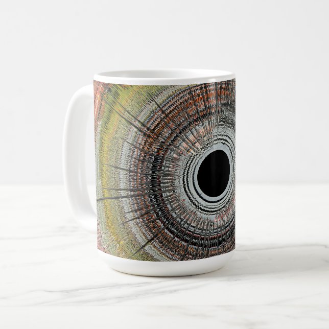 Ursprüngliche Spin-Art Kaffeetasse (Vorderseite Links)