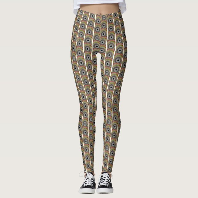 Ursprüngliche Spin-Art Leggings (Vorderseite)