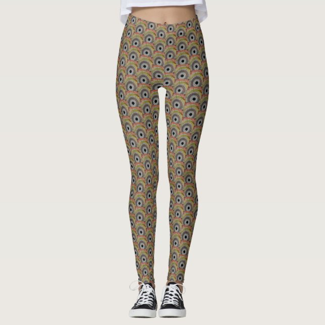 Ursprüngliche Spin-Art Leggings (Vorderseite)