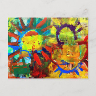 Ursprüngliche Sun Postkarte