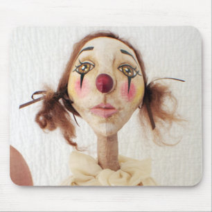 Ursprüngliche Volkskunst-Clown-Mausunterlage Mousepad