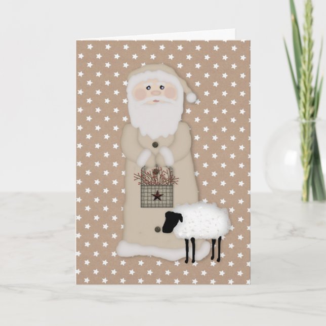 Ursprüngliche Weihnachtskarte Feiertagskarte (Vorderseite)