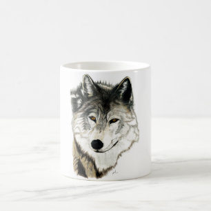Ursprüngliche Wolf-Kunst-Tasse Tasse